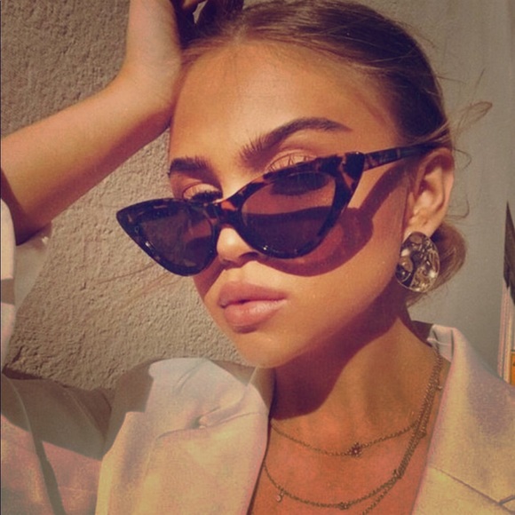 Accessories - CAT EYE LEOPARD SUNGLASSES